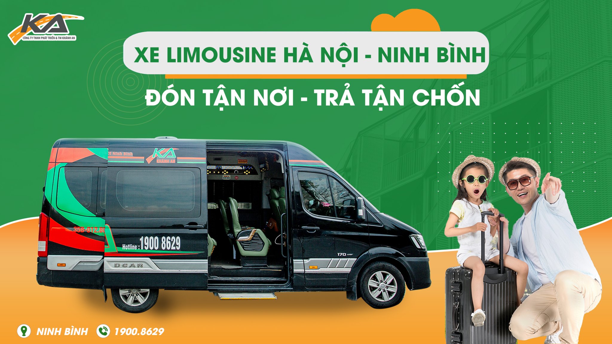 Xe Limousine Hà Nội – Ninh Bình đón trả tận nơi