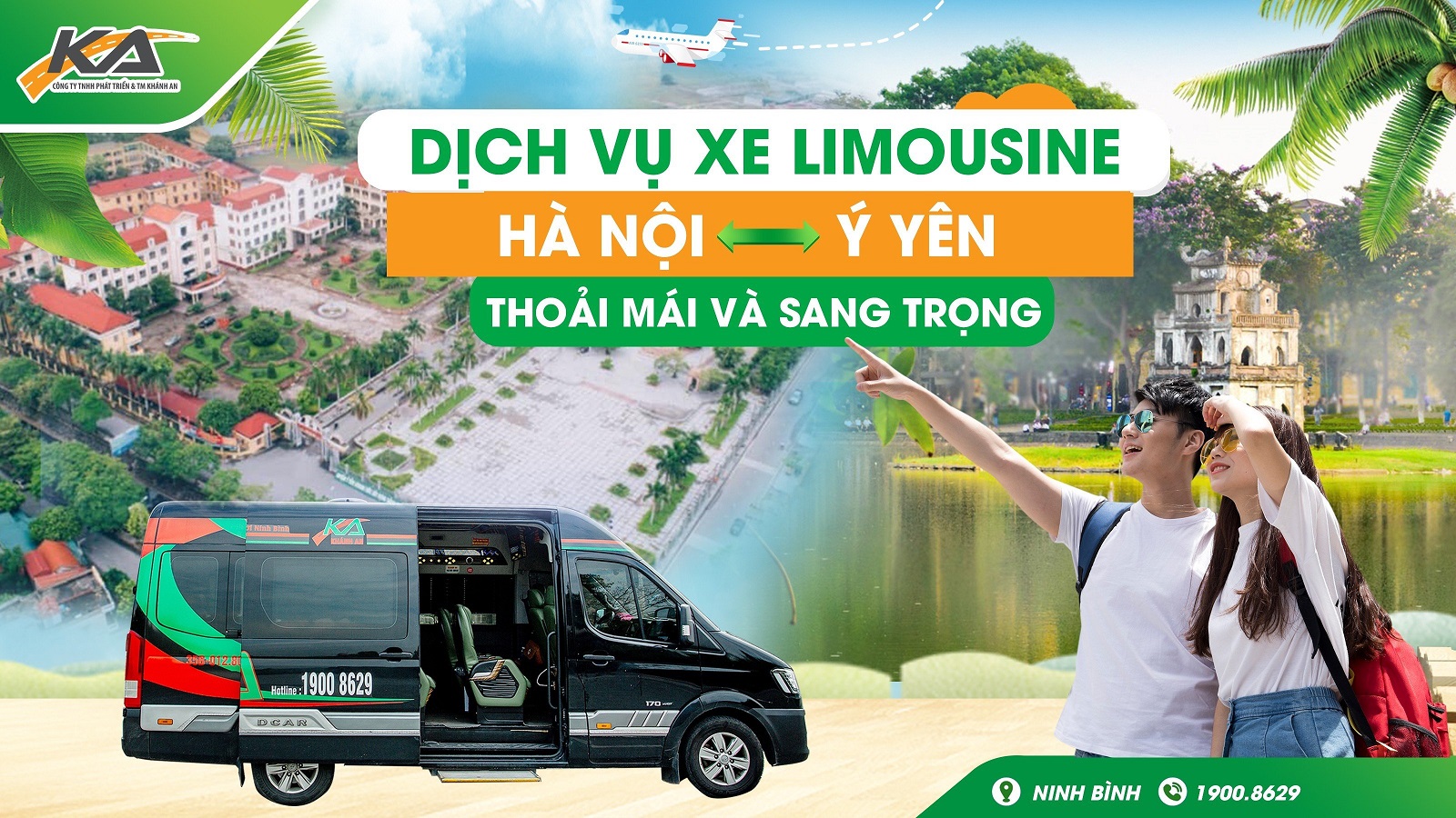 DỊCH VỤ XE KHÁNH AN LIMOUSINE HÀ NỘI - Ý YÊN: THOẢI MÁI VÀ SANG TRỌNG