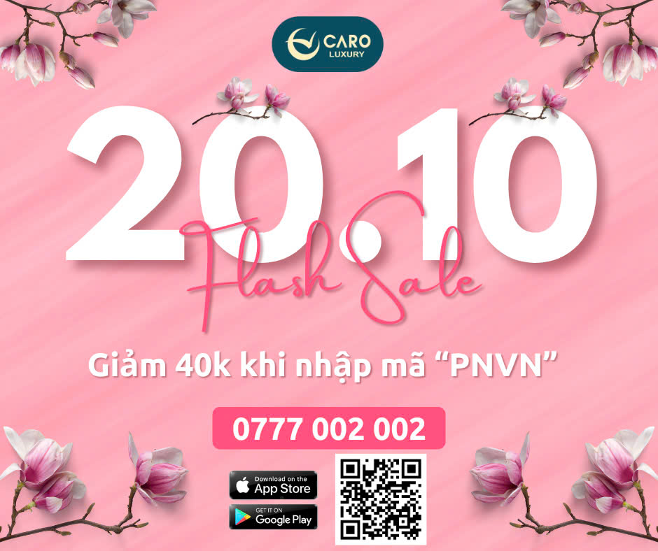 CARO LUXURY CHÚC MỪNG NGÀY PHỤ NỮ VIỆT NAM 20/10